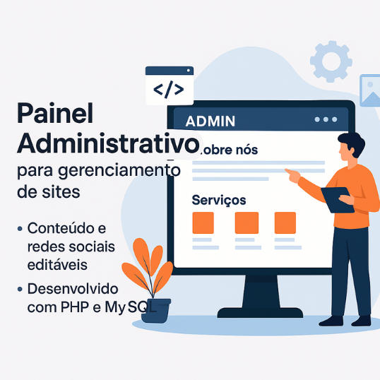 Sistema de Site Institucional com Painel Administrativo Completo